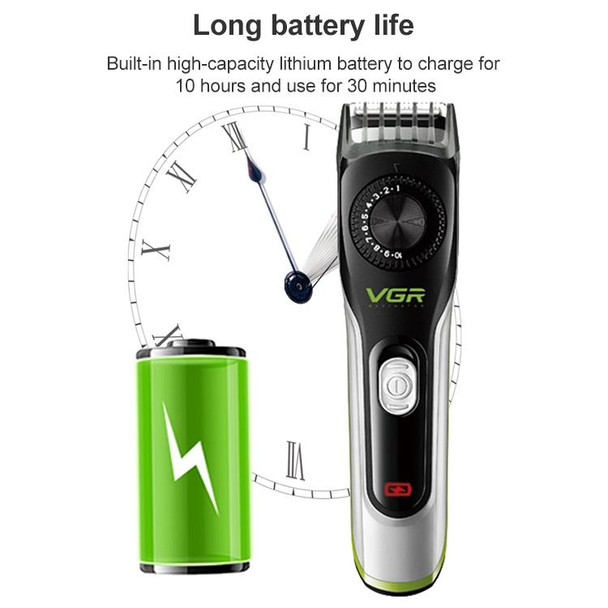 VGR V-028 5W USB Self Trimming Hair Clipper