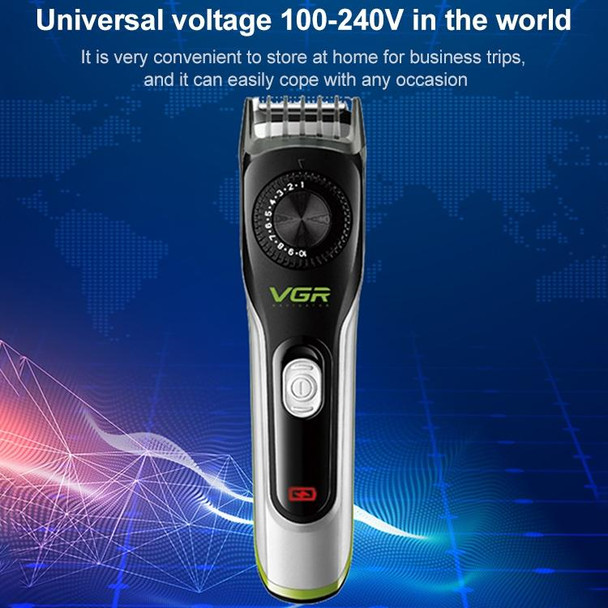 VGR V-028 5W USB Self Trimming Hair Clipper