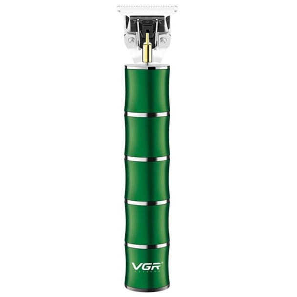 VGR V-193 5W USB Metal Bamboo Shape Hair Clipper (Green)