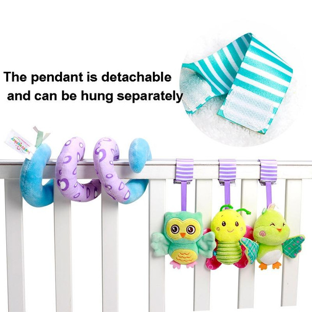 0-1 Year Old Baby Toys Newborn Baby Animal Lathe Hanging Early Education Teaching Aids(Sky Series 2B)