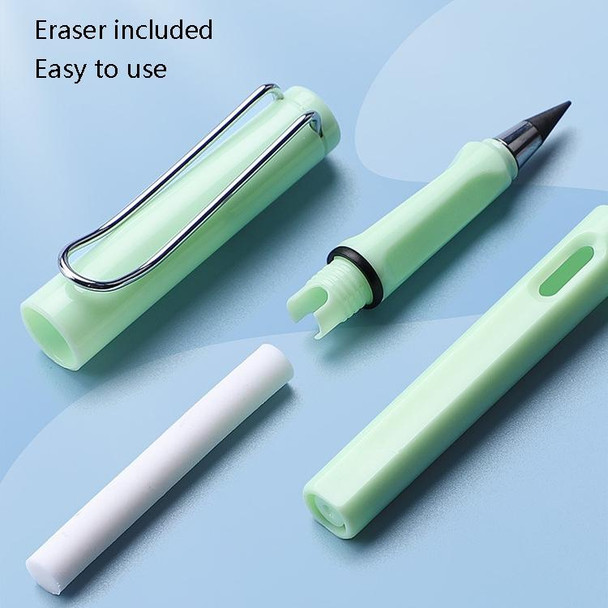 5 PCS No Ink No Need To Sharpen Drawing Sketch Pen Not Easy To Break Erasable HB Writing Pencil(Makaron Blue)