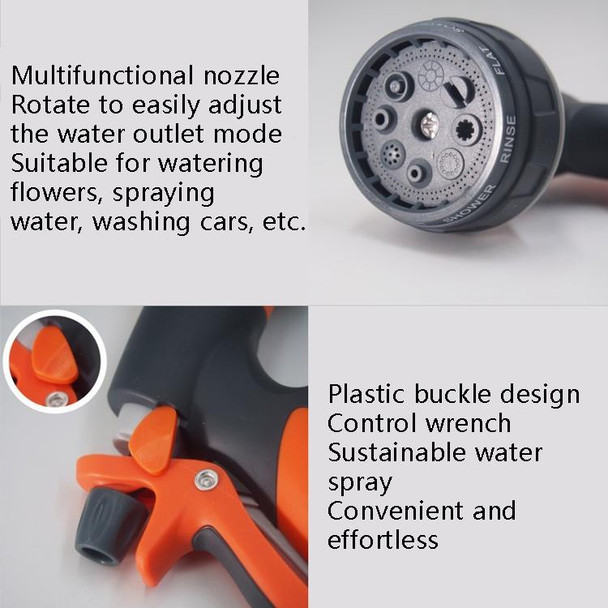 Plastic Household Flower Garden Watering Sprinkler, With Rubber Quick Connector+Threaded Connector
