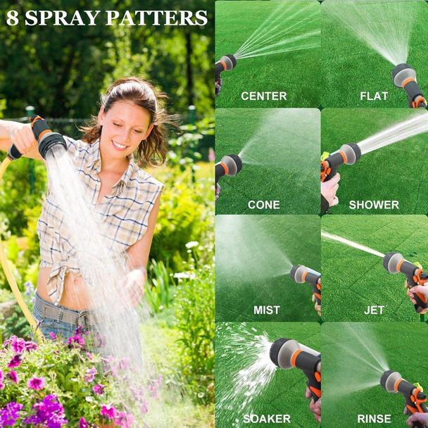 Plastic Household Flower Garden Watering Sprinkler, With Rubber Quick Connector+Threaded Connector