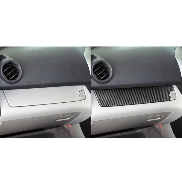 Carbon Fiber Car Co-pilot Control Panel Decorative Sticker for Toyota Old RAV4 2006-2013,Right Drive
