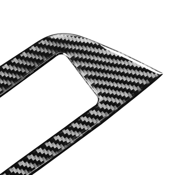 Car Carbon Fiber Window Glass Lift Decorative Sticker for Audi A6L / A7 2019-, Right Drive