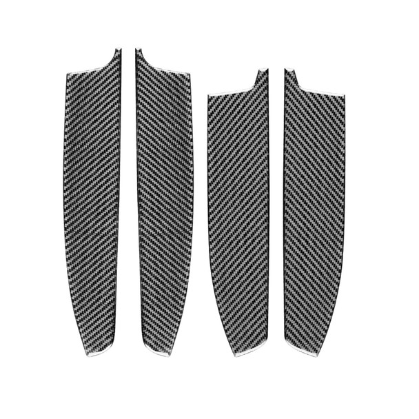 4 PCS / Set Carbon Fiber Car Door Inner Armrest Decorative Sticker for Toyota 4Runner 2010-2020