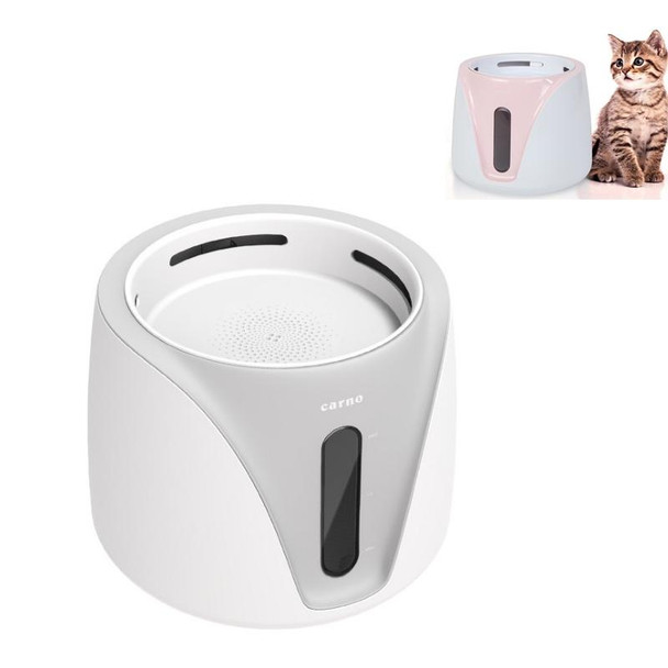 Pet Automatic Circulation Water Feeder Electric Running Water Anti-dry Burning Visual Water Level Drinking Machine, CN Plug, Style:Standard(Gray)