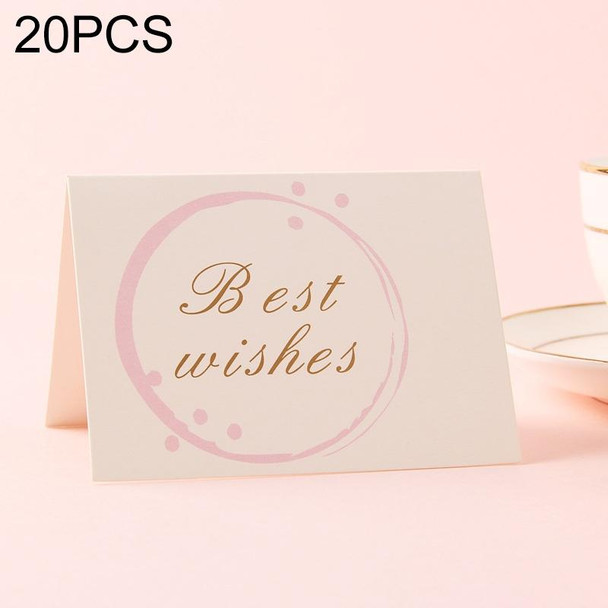 20 PCS 3D Holiday Blessing And Thanksgiving Card(Best Wishes)