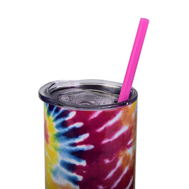 Stainless Steel Cup Double Dye Hot Water Cup With Straw(TD2)