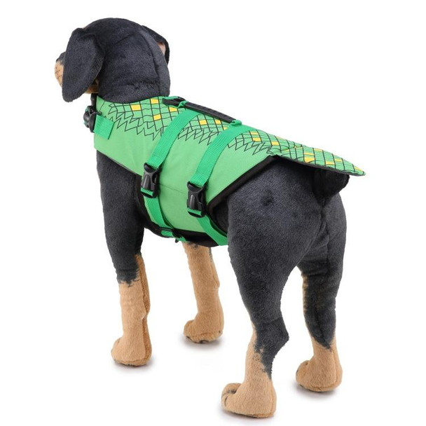 Dog Supplies Pet Swimwear Life Jackets, Size: M(JSY02 Green)
