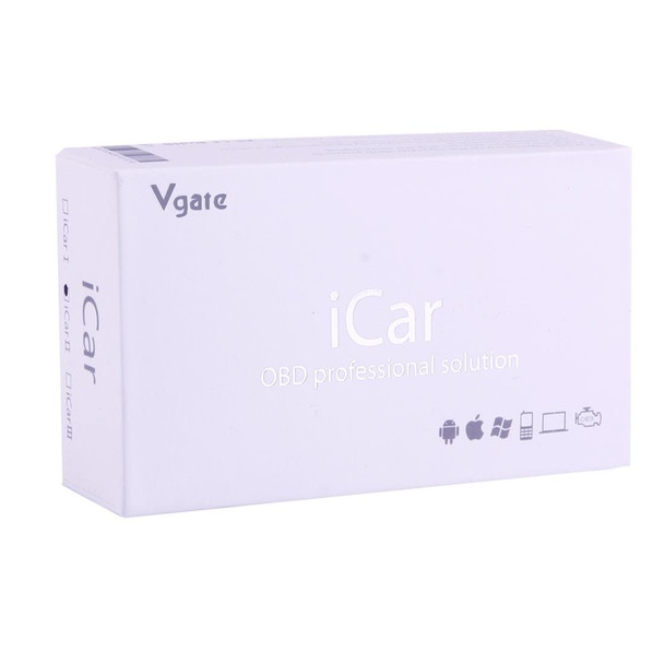 Vgate iCar3 Super Mini OBDII Bluetooth V3.0 Car Scanner Tool, Support Android OS, Support All OBDII Protocols(Black)