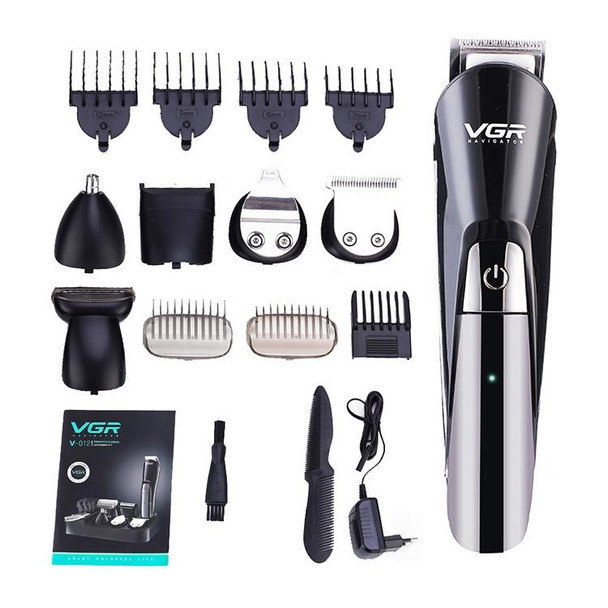 VGR V-012 5W 6 in 1 Electric Hair Clipper, Plug Type: EU Plug