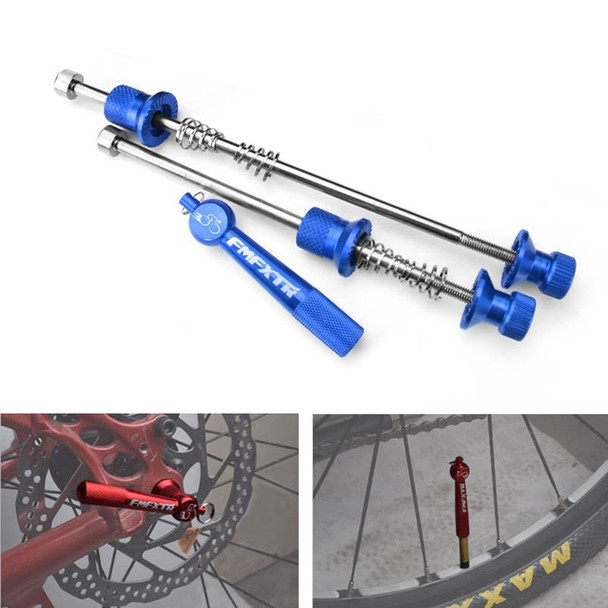 FMFXTR Mountain Bicycles Flower Drum Fast Disassembly Rod(Blue)