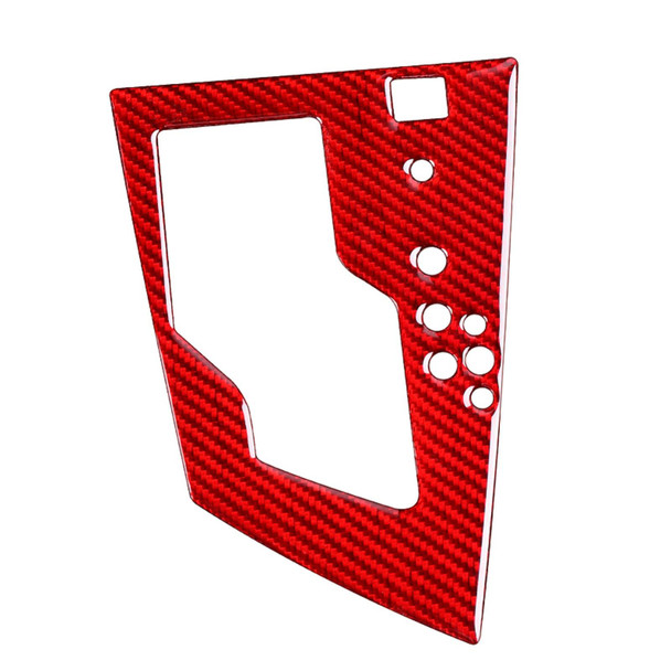 Car Carbon Fiber Gear Panel Decorative Sticker for Toyota Corolla / Levin 2014-2018, Right Drive (Red)