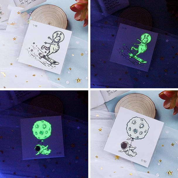 20 PCS Children Waterproof Space Luminous Tattoo Stickers(Ci-118)