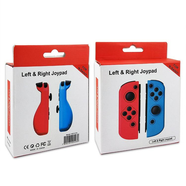 Left and Right Bluetooth Wireless Joypad Gamepad Game Controller for Switch(Blue + Red)