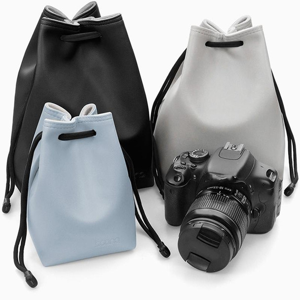 Baona Camera Bag Lens Drawstring Pouch, Size: Medium(Blue)