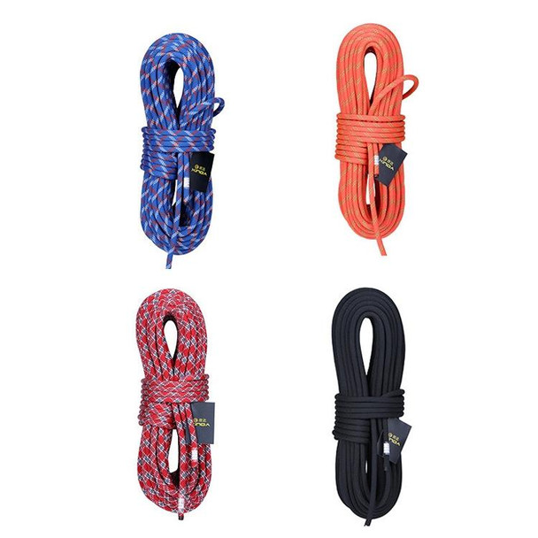 XINDA XD-S9801 Static Rope Outdoor Climbing Rope Speed Down High-Altitude Homework Safety Rope, Length: 2m, Diameter: 10mm (Red Gray)