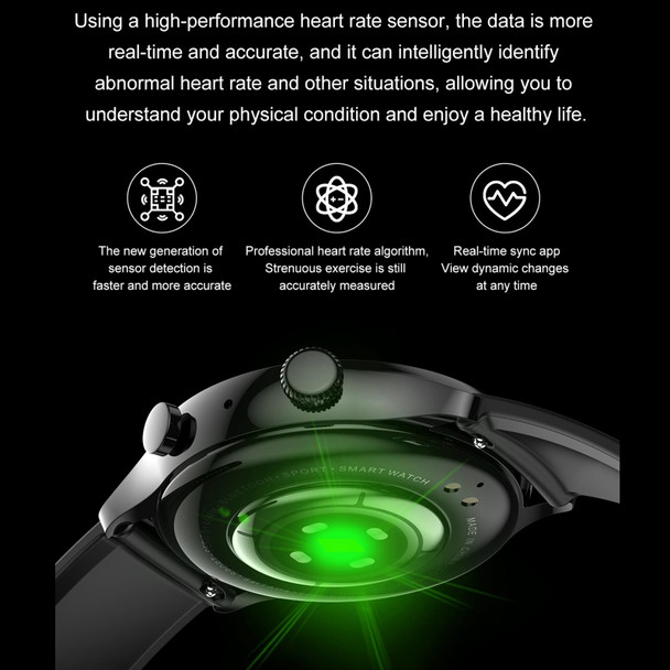 HK8Pro 1.36 inch AMOLED Screen Steel Strap Smart Watch, Support NFC Function / Blood Oxygen Monitoring(Gold)