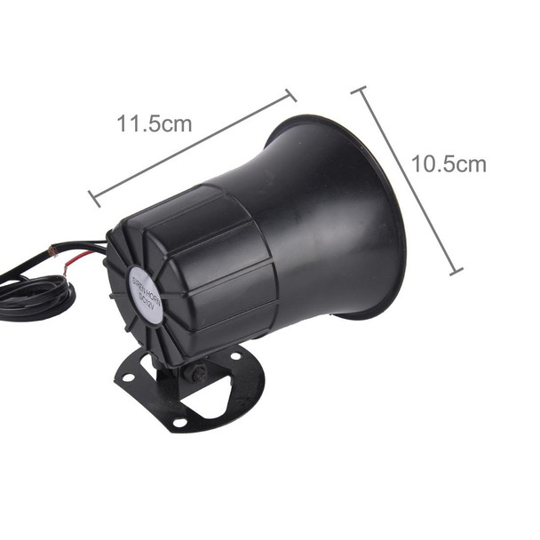 10W Super Power Electronic Wired Alarm Siren Horn for Home Alarm System, Wire Length: 65cm