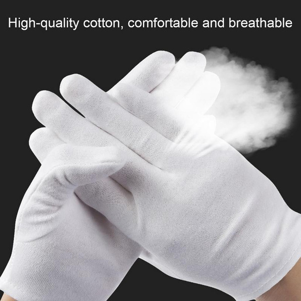 12 Pairs Pure Cotton Working GlovesThickened Cotton