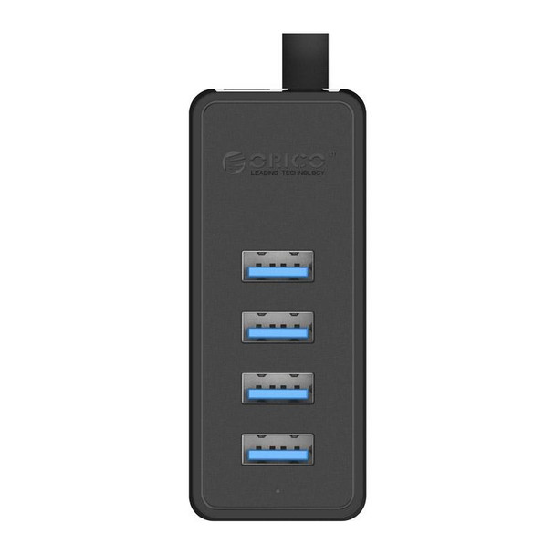 ORICO W5P-U3-30 4-Port USB 3.0 Desktop HUB with 30cm Micro USB Cable Power Supply(Black)