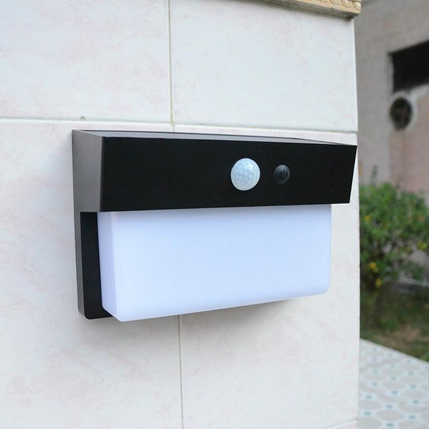 2.5W 50 LEDs Solar Landscape Light Outdoor Courtyard Light Control + Radar Sensing Wall Lamp(Black)