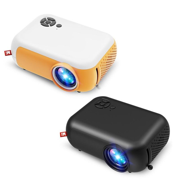 A10 480x360 Pixel Projector Support 1080P Projector ,Style: Basic Model Black (UK Plug)