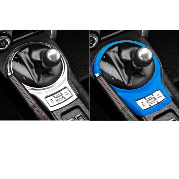 Car Suede Wrap Gear Cover for Subaru BRZ / Toyota 86 2013-2020, Left and Right Drive Universal(Sky Blue)