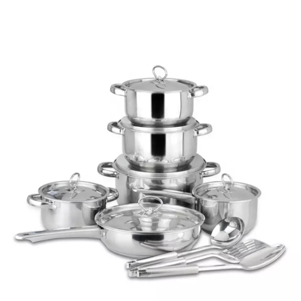 15 piece Stainless Steel Cookware Set