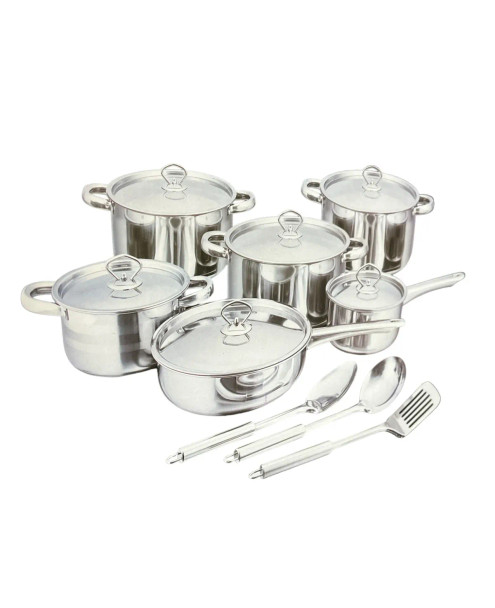 15 piece Stainless Steel Cookware Set