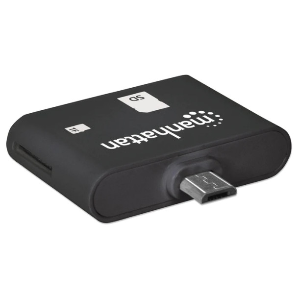 Manhattan Import Sd - Mobile Otg Adapter, 24-In-1 Card Reader/Writer, Retail Box, Limited Lifetime Warranty