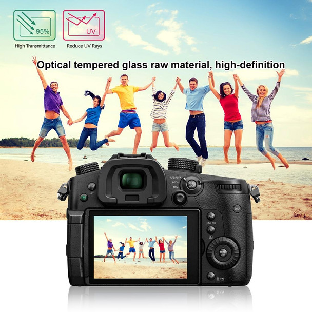 PULUZ 2.5D 9H Tempered Glass Film for Panasonic GH5, Compatible with Canon EOS M3 / M5 / M10