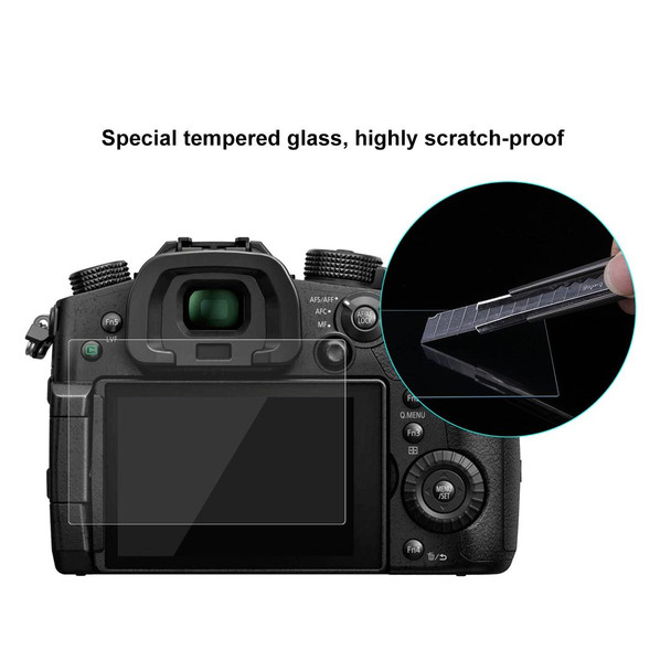 PULUZ 2.5D 9H Tempered Glass Film for Panasonic GH5, Compatible with Canon EOS M3 / M5 / M10