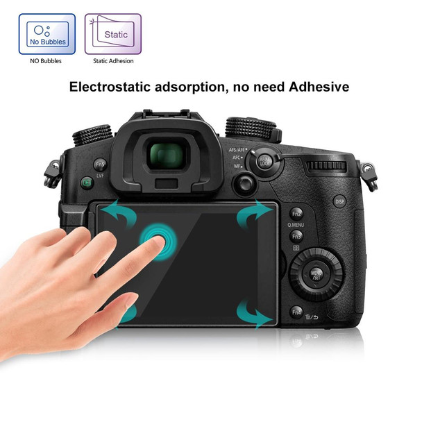 PULUZ 2.5D 9H Tempered Glass Film for Panasonic GH5, Compatible with Canon EOS M3 / M5 / M10