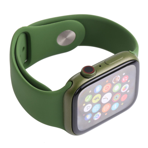 Color Screen Non-Working Fake Dummy Display Model for Apple Watch Series 7 45mm (Green)