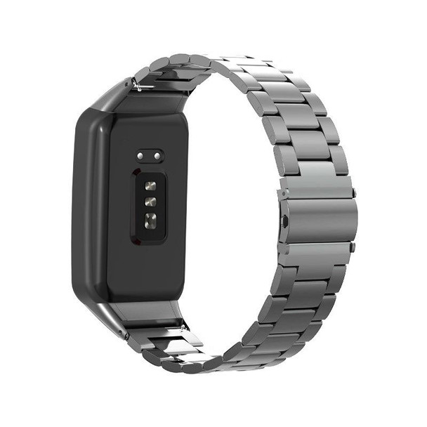 OPPO Watch Free NFC Stainless Steel Three-bead Watch Band(Grey)