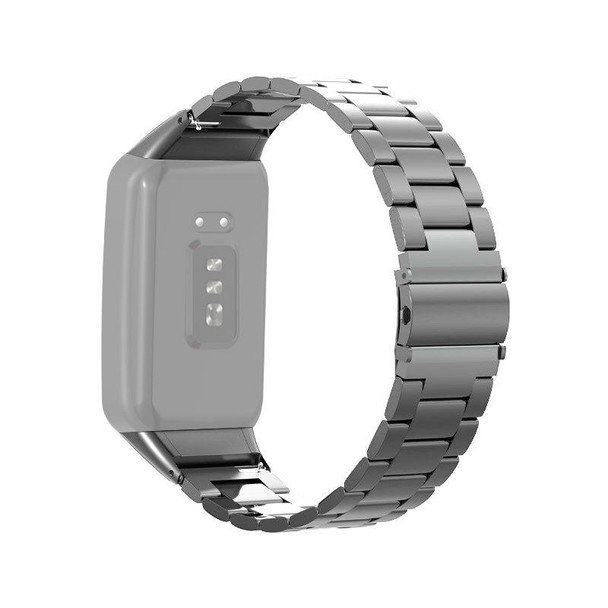 OPPO Watch Free NFC Stainless Steel Three-bead Watch Band(Grey)