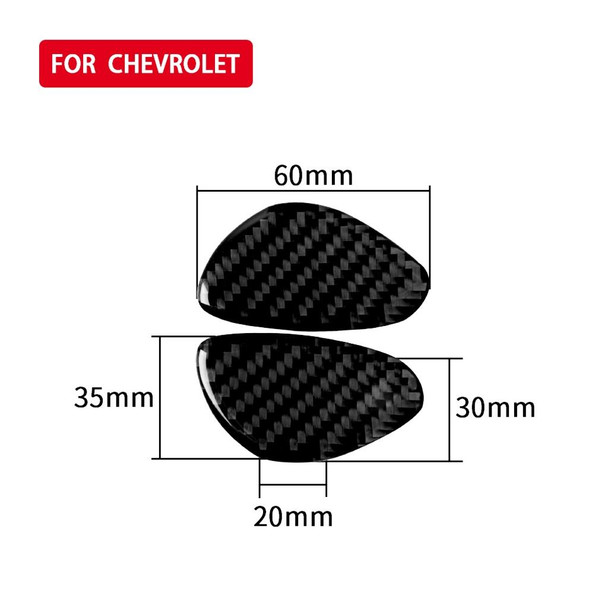 Car Carbon Fiber Center Control Gear Shift Panel Decorative Sticker for Chevrolet Cruze 2009-2015, Left and Right Drive Universal