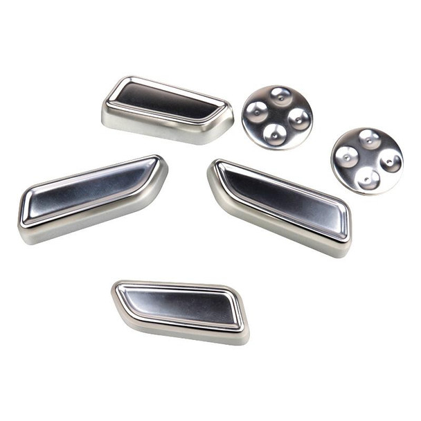 6 in 1 Car Seat Adjustment Button Decorative Sticker for Tesla Model 3