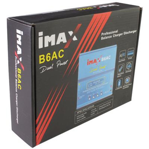 iMAX B6AC 2.6 inch LCD RC Lipo Battery Balance Charger (100-240V / EU Plug)(Blue)