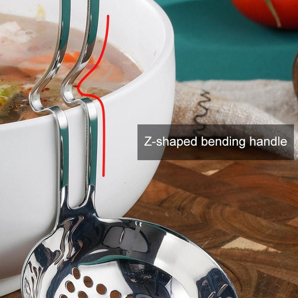 Stainless Steel Hot Pot Hanging Wall Spoon Creative Fishing Spoon Porridge Spoon, Style:Soup Spoon