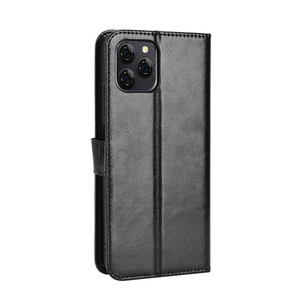 Blackview A95 Retro Crazy Horse Texture Leatherette Phone Case(Black)