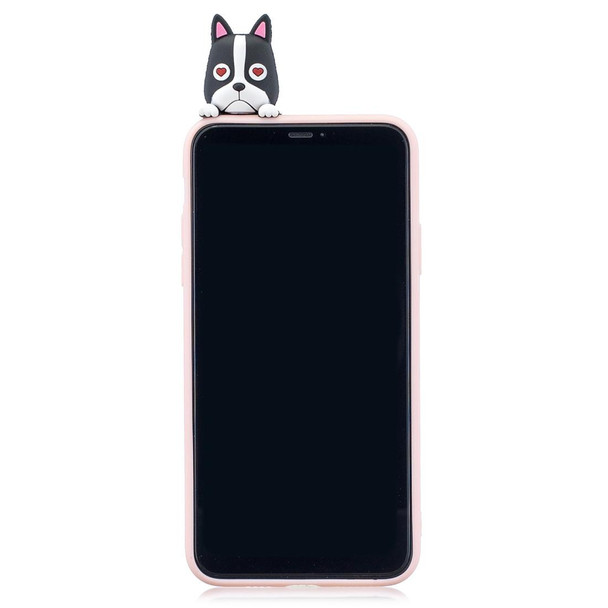 iPhone 11 3D Cartoon Pattern Shockproof TPU Protective Case(Cute Dog)