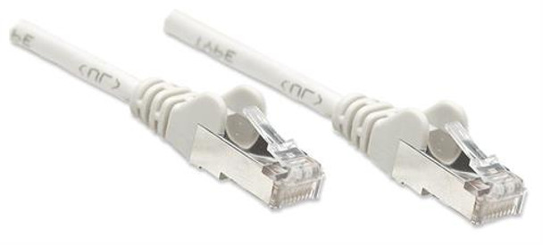 Intellinet Network Cable, Cat5E, Ftp - Rj45 Male / Rj45 Male, 7.5 M (25 Ft.), Grey, Retail Box, No Warranty