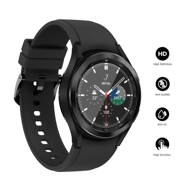 1 PCS - Samsung Galaxy Watch4 Classic 42mm ENKAY Hat-Prince Full Screen Coverage Without Warping Edge TPU Soft Film