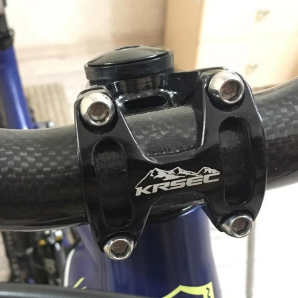 KRSEC CNC Ultra Light Short-Handed Mountain Bike Aluminum Alloy 50mm Riser, Colour: Purple