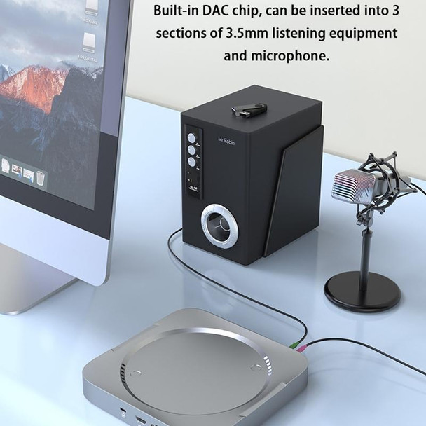 Rocketek MM483 - Mac Mini Docking Station With Hard Disk Enclosure