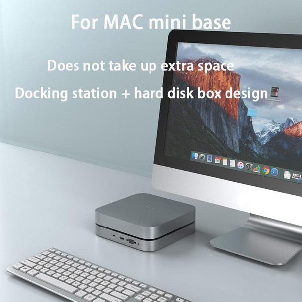 Rocketek MM483 - Mac Mini Docking Station With Hard Disk Enclosure