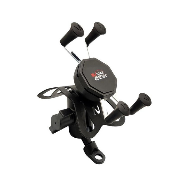 N-STAR N002 Motorcycle Bicycle Mobile Phone Bracket Riding Equipment(Large Tilted Head)